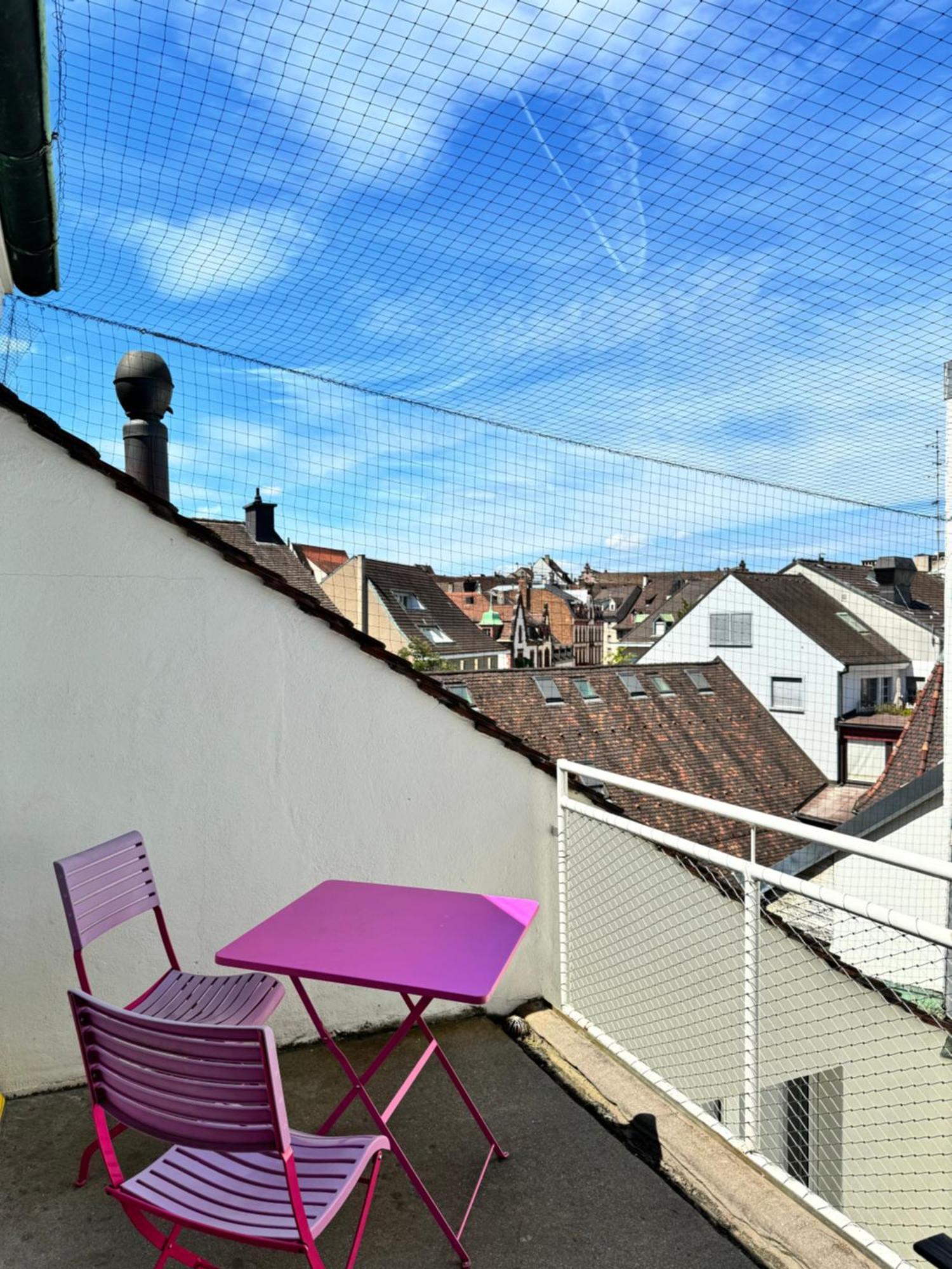 City Center Rooftop Balcony-Studio At Town Hall Basel Exterior foto